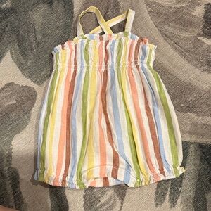 Janie and Jack Colorful Striped Romper
